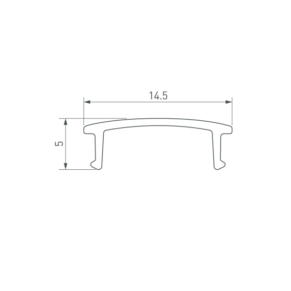 Экран WARDROBE-1930-2000 OPAL (Arlight, Пластик)