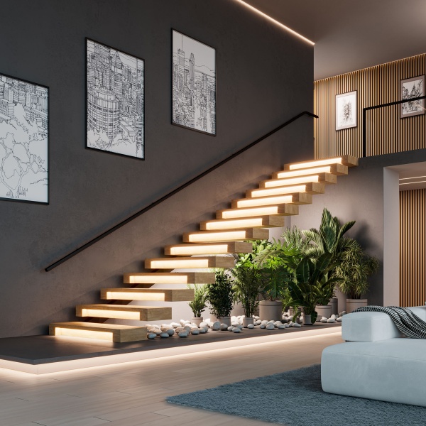 INTELLIGENT ARLIGHT Контроллер лестничный SMART-SPI-302-62-SH-SUF (5-24V, Stair) (IARL, IP20 Пластик, 5 лет)