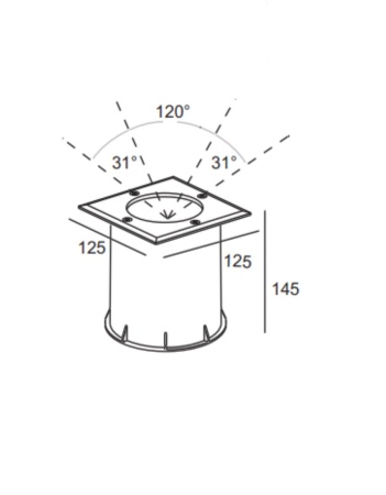 Встраиваемый светильник YAOHUA LUX, 12688 SS Встраиваемый светильник YAOHUA LUX, 12688 SS