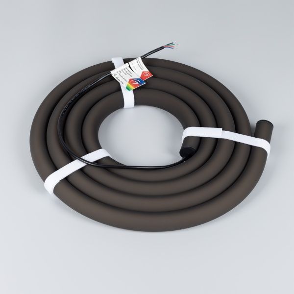 Лента герметичная MOONLIGHT-BLACK-TOP-G280-D25mm 24V RGB 360deg (14.4 W/m, IP65, 3m, wire x1) (Arlight, Вывод кабеля прямой) Лента герметичная MOONLIGHT-BLACK-TOP-G280-D25mm 24V RGB 360deg (14.4 W/m, IP65, 3m, wire x1) (Arlight, Вывод кабеля прямой)