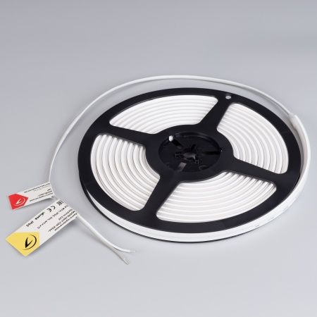 Лента герметичная MOONLIGHT-TOP-X544-10x5mm 24V Warm3000 (10 W/m, IP65, 5m, wire x1) (Arlight, Вывод кабеля прямой)