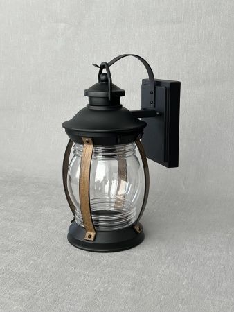 Светильник садово-парковый "Варна", G3962, 1*Е27 60W  IP44, black+ wood