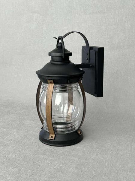 Светильник садово-парковый "Варна", G3962, 1*Е27 60W  IP44, black+ wood Светильник садово-парковый "Варна", G3962, 1*Е27 60W  IP44, black+ wood