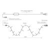 Светодиодная гирлянда ARD-STRING-CLASSIC-1000-BLACK-100LED-MILK-PULSE White (230V, 7W) (Ardecoled, IP65)