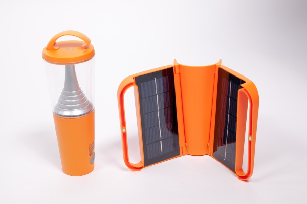 На солнечных батареях светильник Lutec, Оранжевый, Модерн, P9003 Or