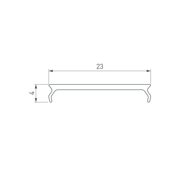 Экран MAT-L для профиля PLS-LOCK (Arlight, Пластик)