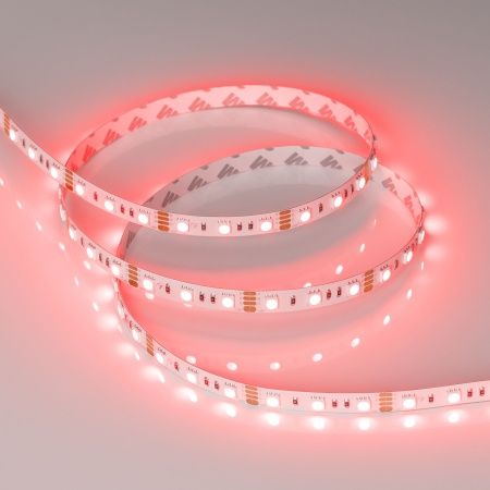 Лента RT-B60-10mm 12V RGB (14.4 W/m, IP20, 5060, 5m) (Arlight, Открытый)