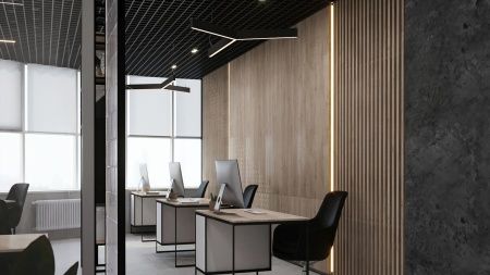 Подвесной Y-образный светильник белый SILED TRIO-STAR-PROF 440х380х50х70 (18 Вт)