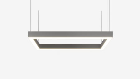 Подвесной светильник прямоугольный черный SILED CUADRA-PROF-02 1960х1000х50х70 (125 Вт)