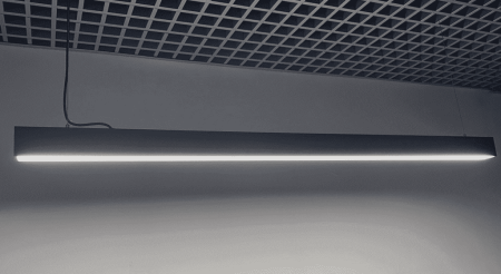 Линейный светодиодный подвесной светильник для магазинов (Svetlon, HB7236, 4045Lm, 36W, черный)