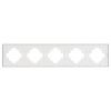 Рамка пластиковая FRM-TENDO-SFPL-5-WH (Arlight, -)