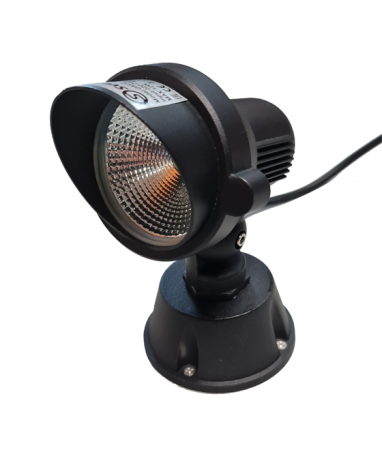 Светильник садовый с козырьком, G8512, LED 12W Green  IP65, черный