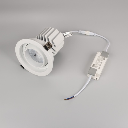 Светильник MS-VORTEX-BUILT-R135-30W Warm3000 (WH-WH, 50 deg, 230V) (Arlight, IP20 Металл, 5 лет) Светильник MS-VORTEX-BUILT-R135-30W Warm3000 (WH-WH, 50 deg, 230V) (Arlight, IP20 Металл, 5 лет)