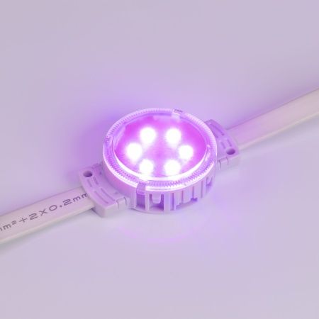 Модуль управляемый SPI-F6-D40 24V RGB-RAM-Auto (1.25W, IP68, 120 deg) (Arlight, Пластик, 3 года)