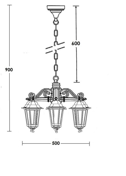 Подвесной светильник YAOHUA LUX, Черный, Классика, 79870S/6/02 Bl Подвесной светильник YAOHUA LUX, Черный, Классика, 79870S/6/02 Bl