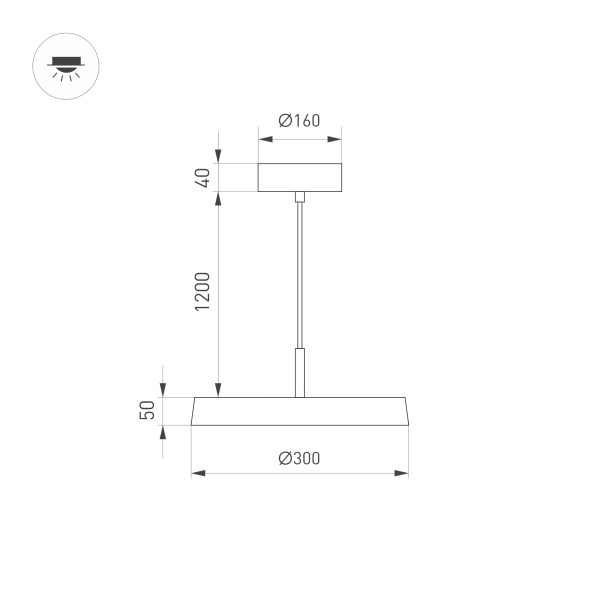 Светильник SP-ELEGANT-R300-17W Day4000 (WH, 120 deg, 230V) (Arlight, IP20 Металл, 3 года)