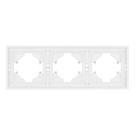 Рамка пластиковая FRM-TENDO-SFPL-3-WH (Arlight, -)