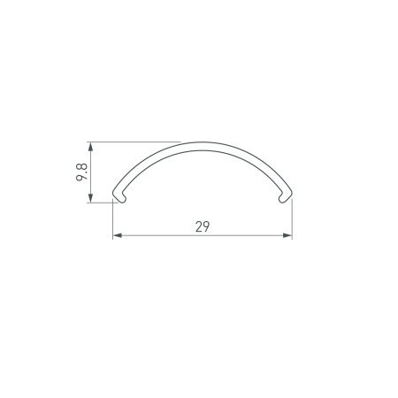 Экран ROUND-D36-360-2500 OPAL (Arlight, -)