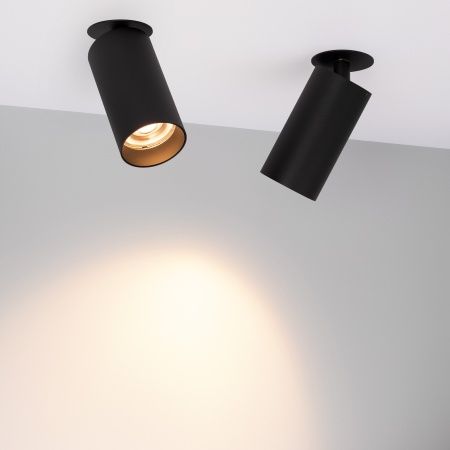 Светильник SP-GABI-BUILT-FLAP-R60-12W Warm3000 (BK, 60 deg, 230V) (Arlight, IP40 Металл, 5 лет)