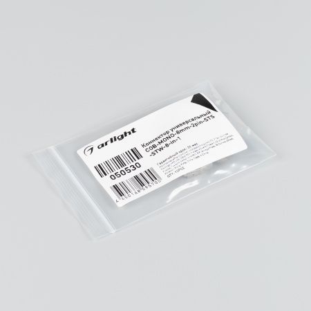 Коннектор универсальный COB-MONO-8mm-2pin-STS-STW-8-in-1 (Arlight, IP20 Пластик) Коннектор универсальный COB-MONO-8mm-2pin-STS-STW-8-in-1 (Arlight, IP20 Пластик)