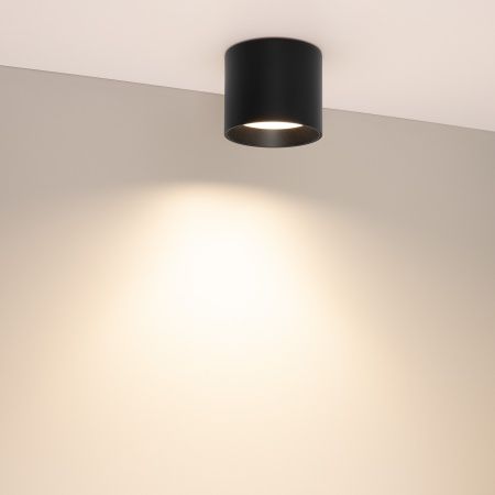 Светильник SP-BISCOTTO-R90-8W Warm3300-MIX (BK, 80 deg, 230V) (Arlight, IP54 Металл, 5 лет)