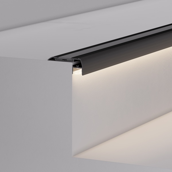 Профиль STAIR-W65-2000 ANOD BLACK (Arlight, Алюминий) Профиль STAIR-W65-2000 ANOD BLACK (Arlight, Алюминий)