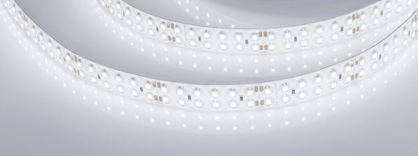 Лента RTW 2-5000SE 24V White 2x2 (3528, 1200 LED, LUX) (Arlight, 19.2 Вт/м, IP65)