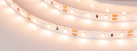 Лента RT-A60-8mm 12V Warm2700 (7.2 W/m, IP20, 2835, 5m) (Arlight, Открытый)