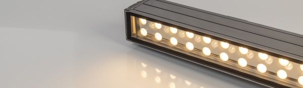 Линейный прожектор AR-LINE-1000-24W Warm2700 (GR, 15 deg, 230V) (Arlight, IP65 Металл, 3 года)
