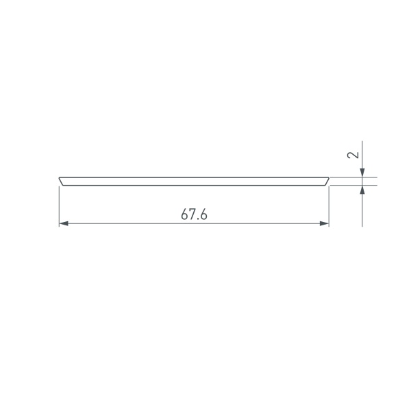 Экран прозрачный для KLUS-POWER-W70, RW70 (Arlight, Пластик)