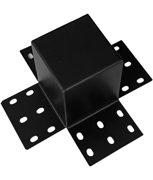 Соединитель для линейных светильников, "+"-образный, черный, Connektor-3 Соединитель для линейных светильников, "+"-образный, черный, Connektor-3