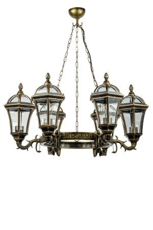 Подвесной светильник YAOHUA LUX, Черный с золотом матовым (black/gold), Классика, 95270S/6/15s st 40 Gb