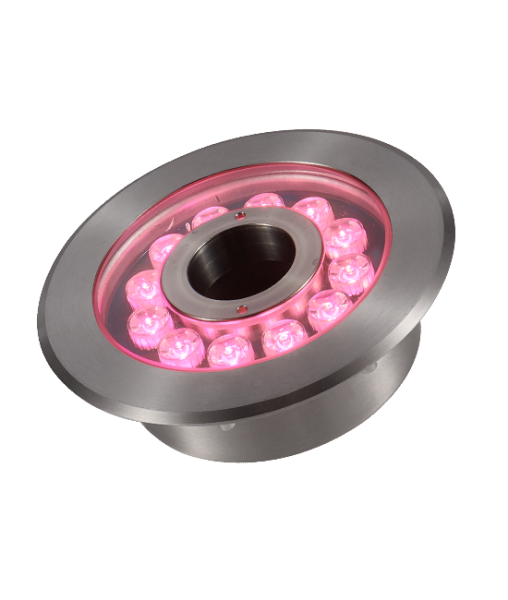Светильник для фонтанов, DC12V 36W(12*3W) IP68 RGB, сатин-никель, UG8212-1 Светильник для фонтанов, DC12V 36W(12*3W) IP68 RGB, сатин-никель, UG8212-1