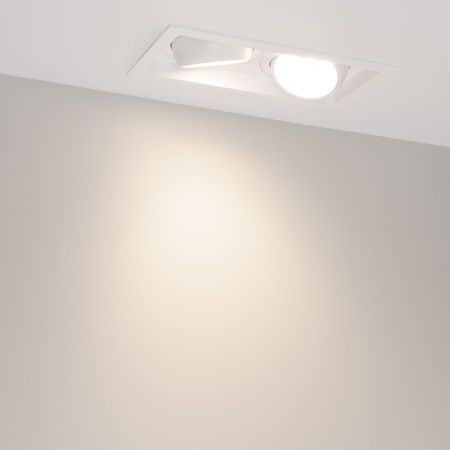 Светильник MS-VORTEX-BUILT-S250x140-2x30W Day4000 (WH-WH, 50 deg, 230V) (Arlight, IP20 Металл, 5 лет)