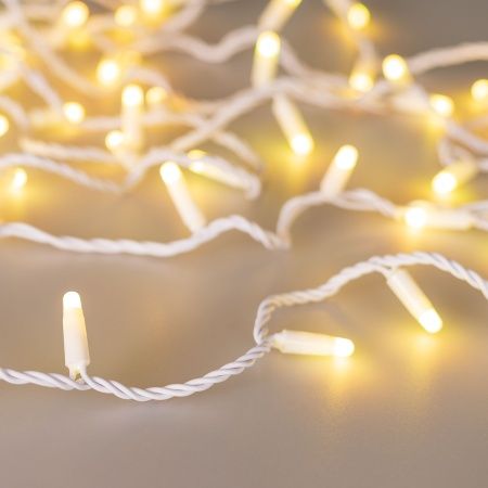 Светодиодная гирлянда ARD-STRING-CLASSIC-10000-WHITE-100LED-MILK-SYNC RGB (230V, 6.5W) (Ardecoled, IP65)