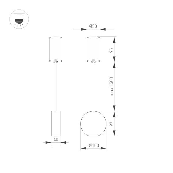 Светильник SP-ELEMENTA-ROLL-R100-9W Day4000 (WH, 39 deg, 230V) (Arlight, IP40 Металл, 3 года)