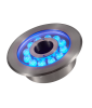 Светильник для фонтанов, DC12V 36W(12*3W) IP68 RGB, сатин-никель, UG8212-1 Светильник для фонтанов, DC12V 36W(12*3W) IP68 RGB, сатин-никель, UG8212-1