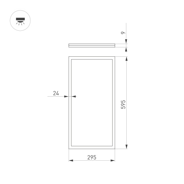 Светильник DL-INTENSO-S300x600-28W Day4000 (WH, 120 deg, CRI90, 230V) (Arlight, IP40 Металл, 5 лет) Светильник DL-INTENSO-S300x600-28W Day4000 (WH, 120 deg, CRI90, 230V) (Arlight, IP40 Металл, 5 лет)