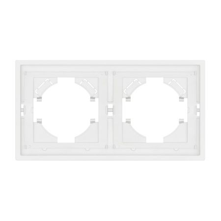 Рамка пластиковая FRM-TENDO-SFPL-2-WH (Arlight, -)