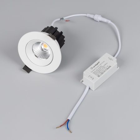 Светильник MS-ATOLL-BUILT-TURN-R94-10W Day4000 (WH, 36 deg, 230V) (Arlight, IP54 Металл, 5 лет)