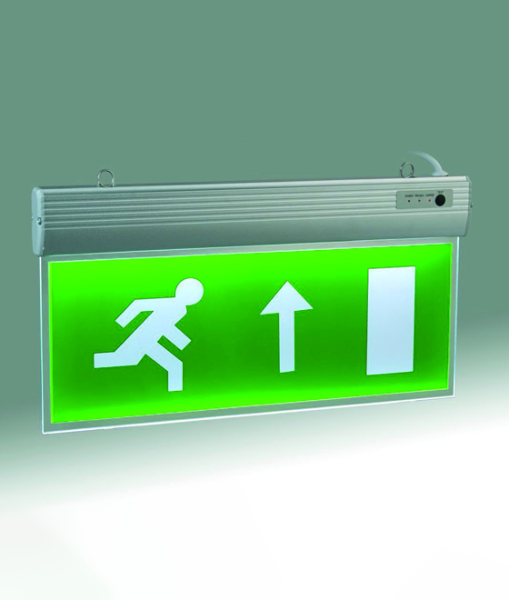 Светильник "Световой указатель", MBD-089T Е-63, 220V 3W 10LED белого цвета, серый, двухсторонний