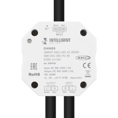 INTELLIGENT ARLIGHT Диммер SMART-DALI-601-62-ADDR-DIM-DT6-DRI-PD-IN (230V, 1x1.5A) (IARL, IP20 Пластик, 5 лет) INTELLIGENT ARLIGHT Диммер SMART-DALI-601-62-ADDR-DIM-DT6-DRI-PD-IN (230V, 1x1.5A) (IARL, IP20 Пластик, 5 лет)