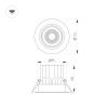 Светильник MS-VORTEX-BUILT-R110-20W Warm3000 (WH-WH, 20 deg, 230V) (Arlight, IP20 Металл, 5 лет) Светильник MS-VORTEX-BUILT-R110-20W Warm3000 (WH-WH, 20 deg, 230V) (Arlight, IP20 Металл, 5 лет)
