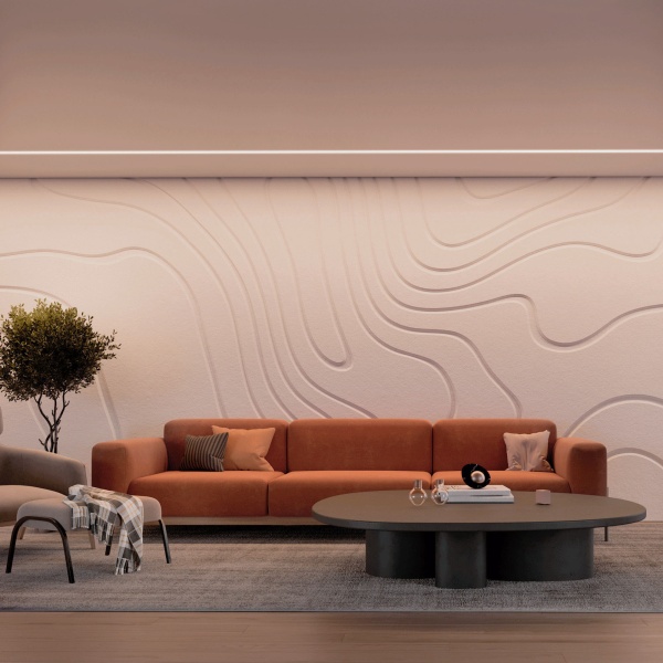 Профиль STRETCH-32-CEIL-CENTER-2000 WHITE (Arlight, Алюминий)