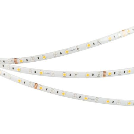 Лента RTW-SE-B60-10mm 24V RGBW-Warm (14.4 W/m, IP65, 5060, 5m) (Arlight, Открытый)