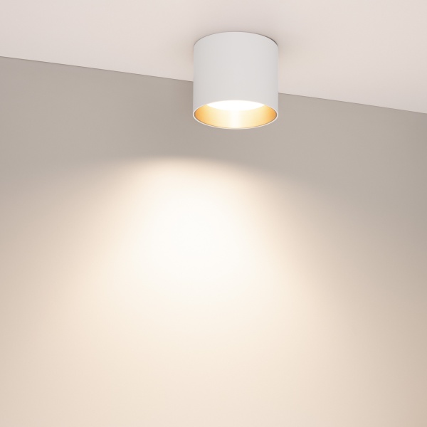 Светильник SP-BISCOTTO-R90-8W Warm3300-MIX (WH-GD, 80 deg, 230V) (Arlight, IP54 Металл, 5 лет) Светильник SP-BISCOTTO-R90-8W Warm3300-MIX (WH-GD, 80 deg, 230V) (Arlight, IP54 Металл, 5 лет)