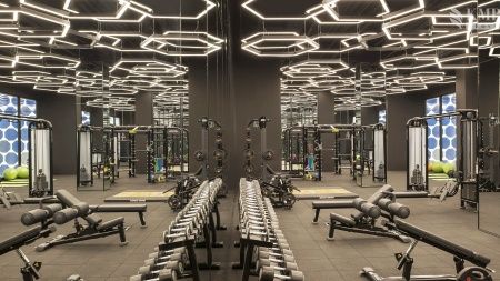 Светильник шестиугольник подвесной черный SILED HEXAGO-02-PROF 520х450х50х70 (37 Вт)