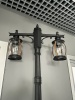 Светильник садово-парковый "Варна", G3960-2, 2*Е27  2*60W  IP44  h=2.51m, black+ wood Светильник садово-парковый "Варна", G3960-2, 2*Е27  2*60W  IP44  h=2.51m, black+ wood