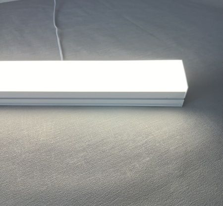 Светильник линейный светодиодный  подвесной, HB5536, LED SMD 36W  4000К уг.270° 120см, белый, черный
