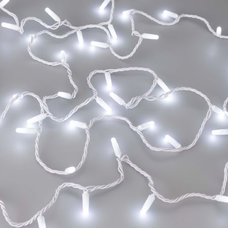 Светодиодная гирлянда ARD-STRING-CLASSIC-1000-WHITE-100LED-MILK-PULSE White (230V, 7W) (Ardecoled, IP65)